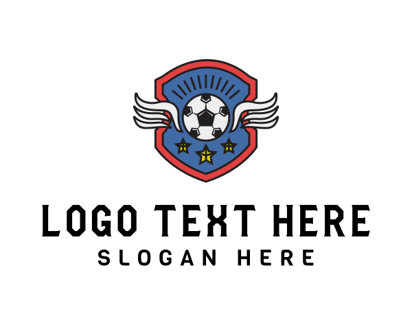 Soccer Wings Shield logo