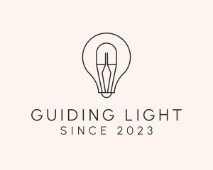 Electrical Light Bulb logo design