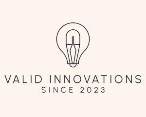 Electrical Light Bulb logo design