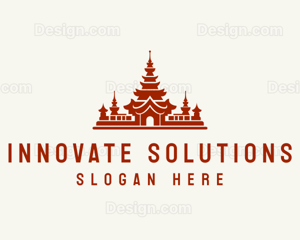 Asian Pagoda Destination Logo