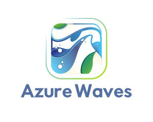 Nature Water Waves logo design