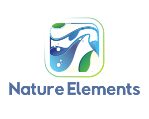 Nature Water Waves logo design