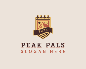 Peak Summit Mountain logo design