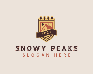 Peak Summit Mountain logo design