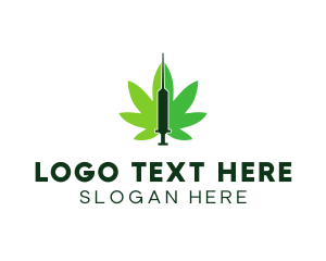 Cannabis Medical Syringe Logo