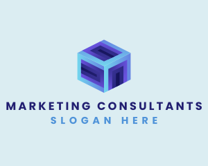 Cube 3d Consultancy logo design