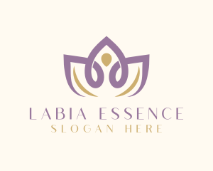 Lotus Flower Wellness logo design