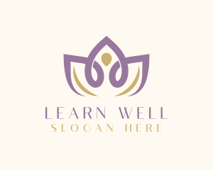 Lotus Flower Wellness logo design