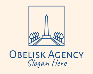 Washington USA Monument Obelisk logo