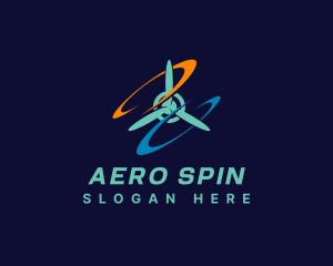 Turbine Propeller Energy logo design