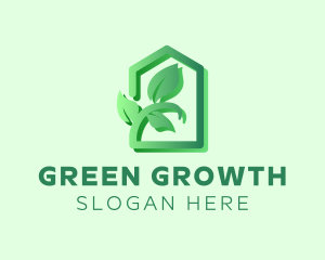 Leaf Green House logo design