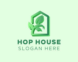 Leaf Green House logo design