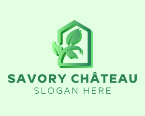 Leaf Green House logo design