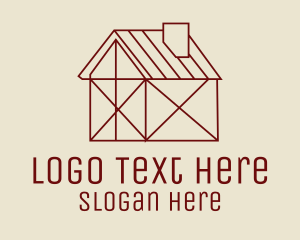 Minimalist Barn House logo