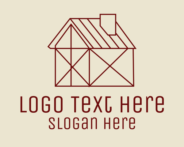 Minimalist Barn House logo