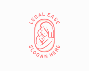 Mom Baby Pediatric Logo