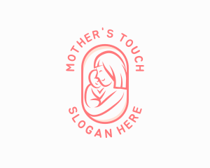 Mom Baby Pediatric logo design