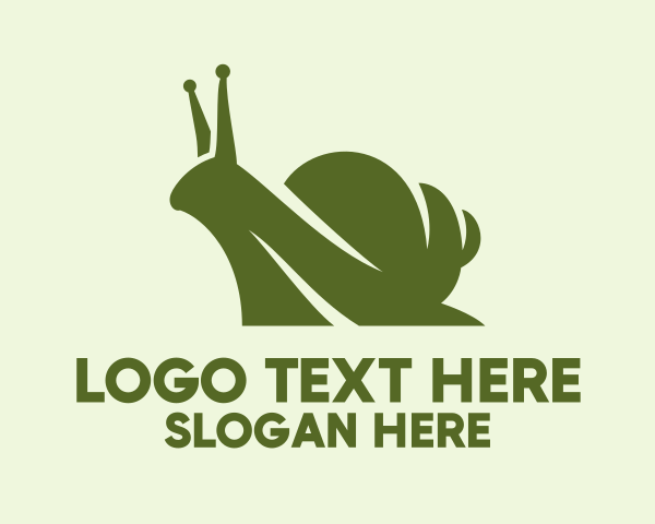 Snail Shell logo example 3