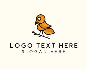 Wild Bird Animal logo