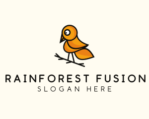 Wild Bird Animal logo