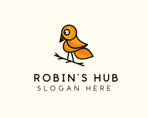 Wild Bird Animal logo