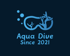 Coral Diving Goggles logo