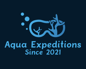Coral Diving Goggles logo