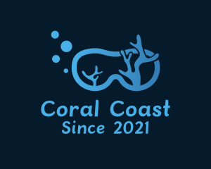 Coral Diving Goggles logo