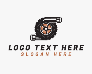 Tire Auto Repair Mechanical Logo