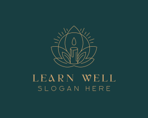 Spa Candlelight Wellness logo design