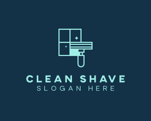 Squeegee Window Cleaning logo design