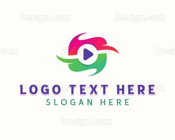 Digital Media Button Logo