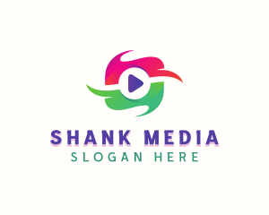 Digital Media Button logo design