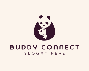 Wildlife Panda Baby logo design