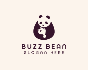 Wildlife Panda Baby logo design