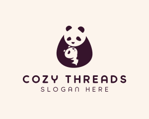 Wildlife Panda Baby logo design