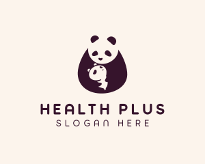 Wildlife Panda Baby logo design