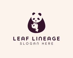 Wildlife Panda Baby logo design