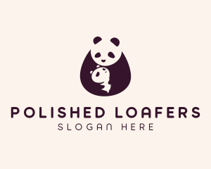 Wildlife Panda Baby logo design