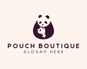 Wildlife Panda Baby logo design