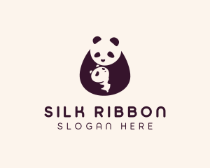 Wildlife Panda Baby logo design