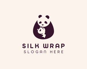 Wildlife Panda Baby logo design