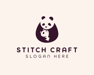 Wildlife Panda Baby logo design