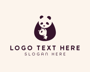 Wildlife - Wildlife Panda Baby logo design