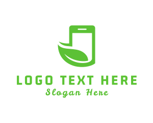 Eco Leaf Phone logo