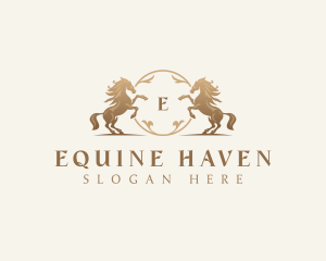  Luxury Horse Financial logo design