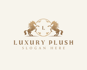  Luxury Horse Financial logo design