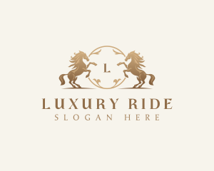  Luxury Horse Financial logo design