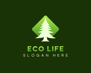 Eco Environment Tree logo design