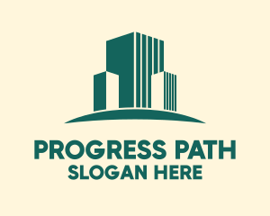Progressive Skyrise Property logo design